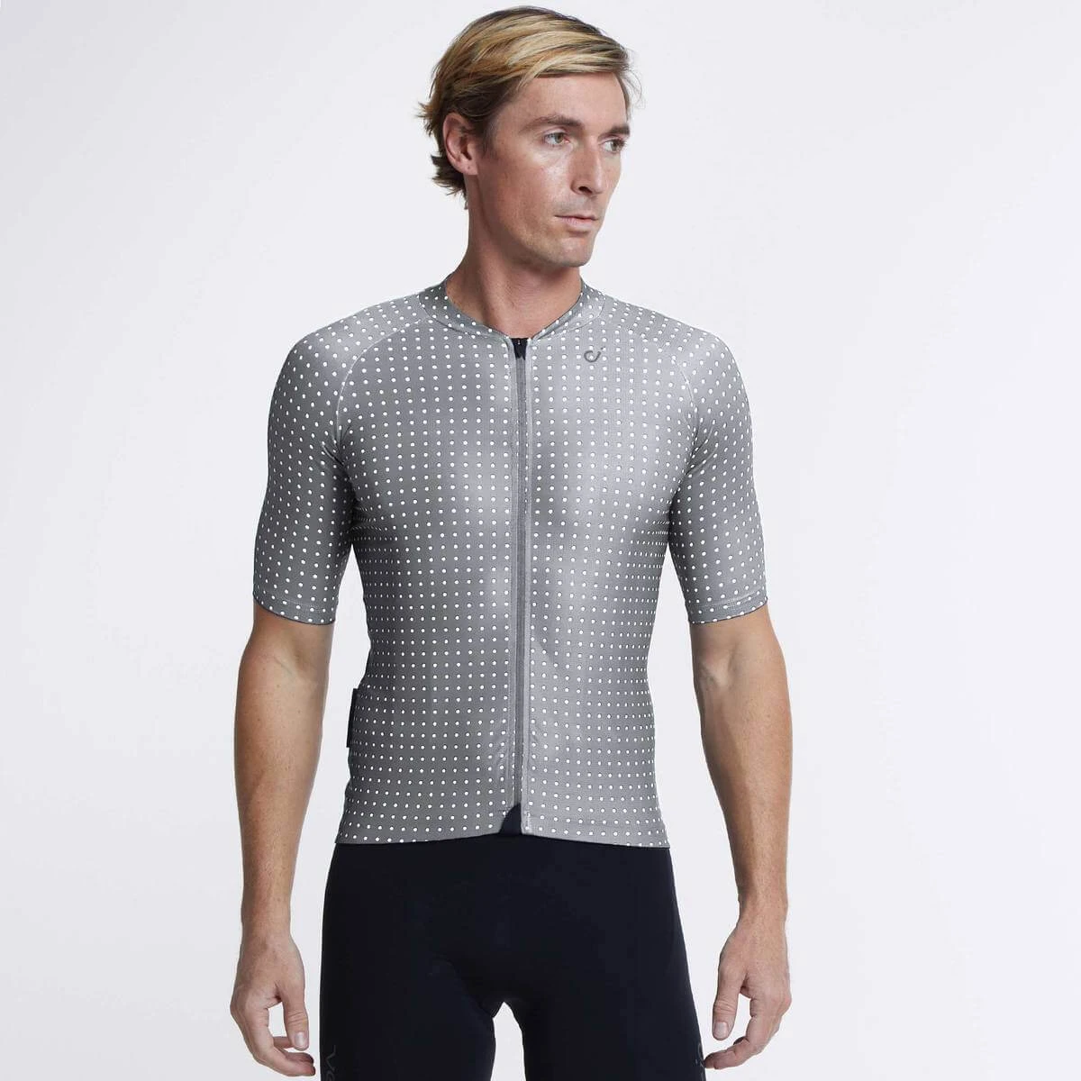 Light Grey Grid Dot Ultralight Men's Jersey 1 Light Grey Grid Dot Ultralight Men's Jersey