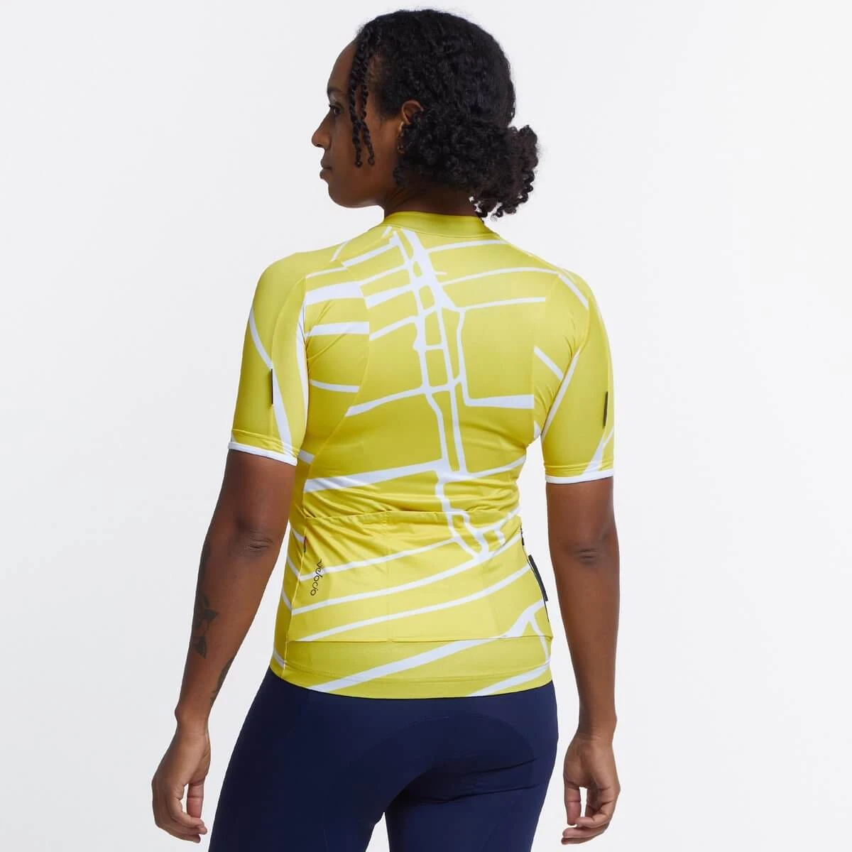 Gold Yellow Block Print SE Women's Jersey 2 Gold Yellow Block Print SE Women's Jersey – Image 2