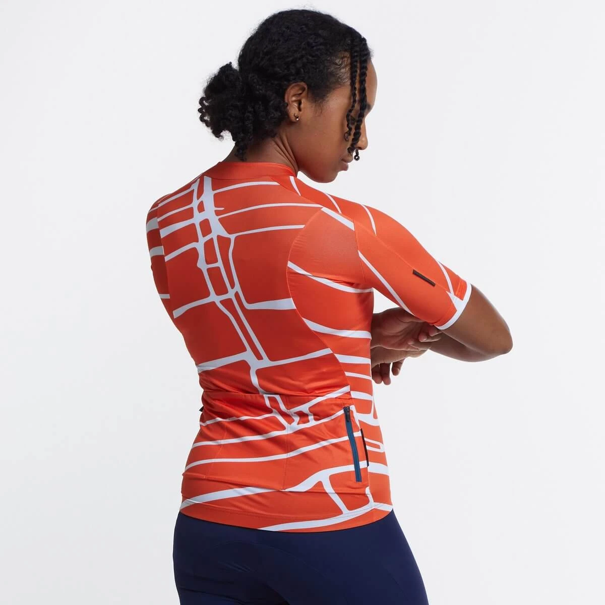 Fire Red Block Print SE Women's Jersey 2 Fire Red Block Print SE Women's Jersey – Image 2