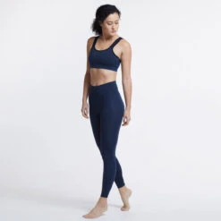 Navy Luxe Women's Bra 5 Navy Luxe Women's Bra -Vêtements De Sport womens luxe bra navy front full 1200x 9b45c161 855e 4361 93af 5be9b9106d67