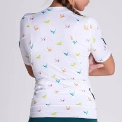 White Origami Ultralight Women's Jersey -Vêtements De Sport womens ultralight origami white back detail 1200x c3073b5b e3f6 41a0 a0f7 00f758a42fd0